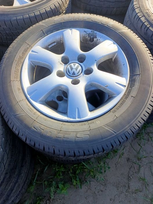Koła VW T5 T6 FELGI ALUMINIOWE ALUSY 5x120 opony zima2023r. 215/65/16C