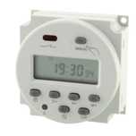 Relógio temporizador LCD digital 7 dias (220V / 12V / 24V / 5V)