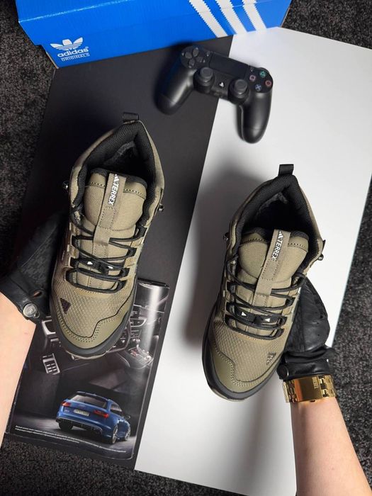 Чоловічі кросівки адідас терекс Adidas Terrex Fur Khaki Black [41-46]