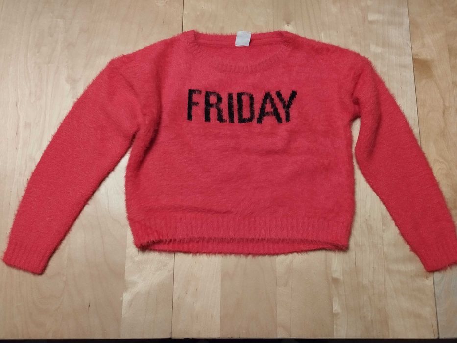 Miękki puszysty sweter 134 CoolClub