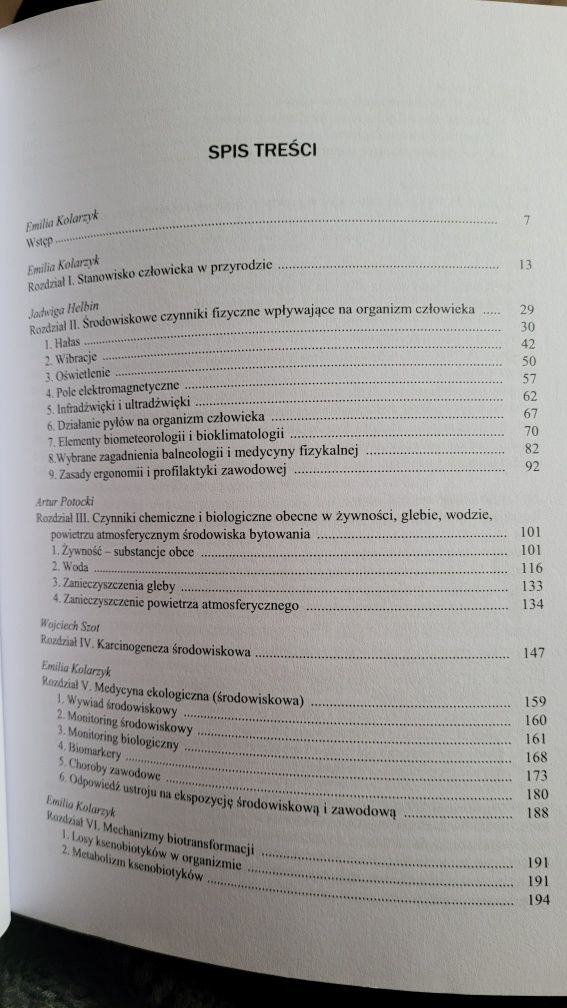 Wybrane problemy higieny i ekologii człowieka