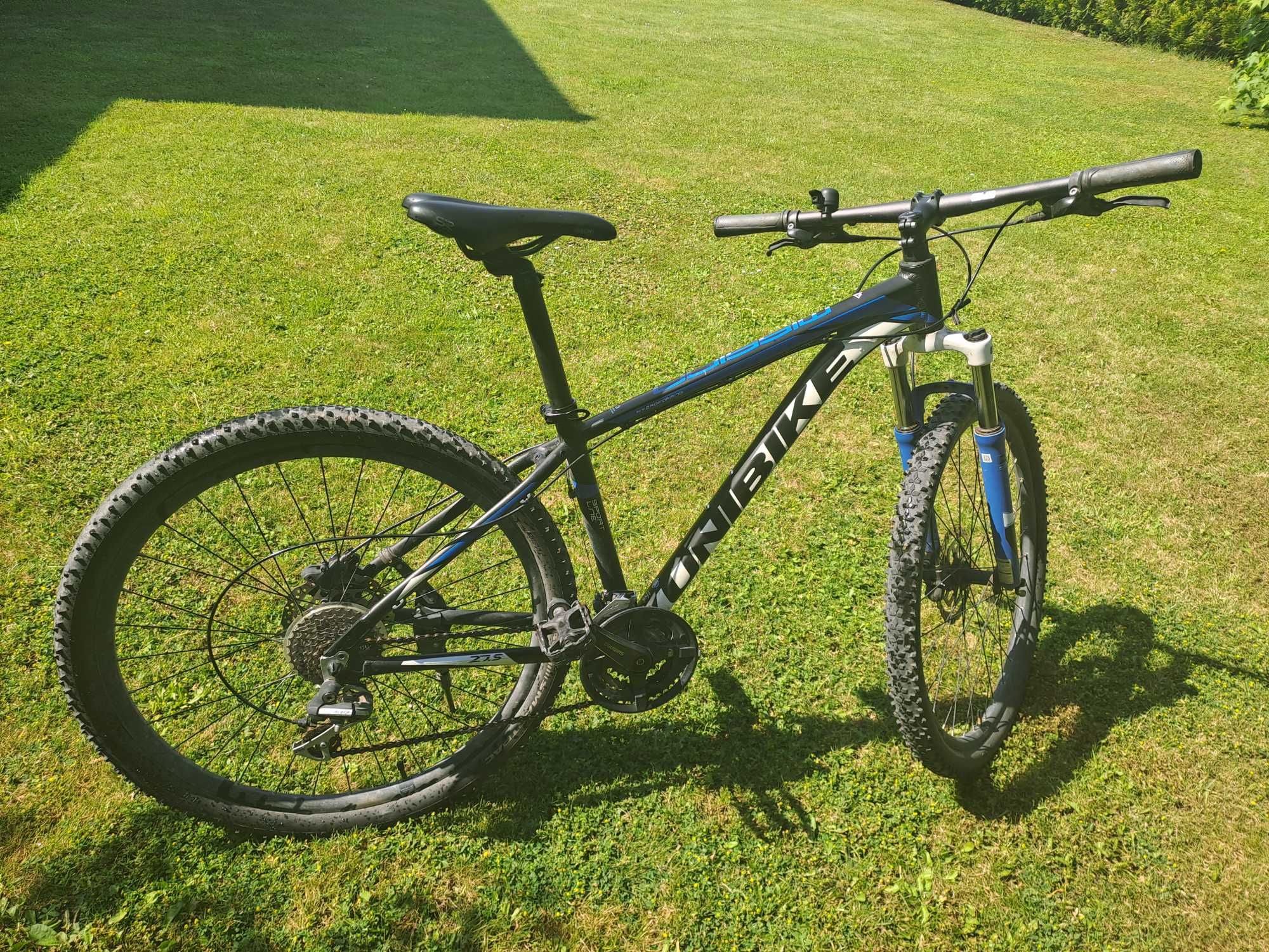 Sprzedam rower MTB Unibike Mission 27.5 - niebiesko czarno biały