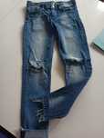 Jeans dziury 146 h&m szczupłe