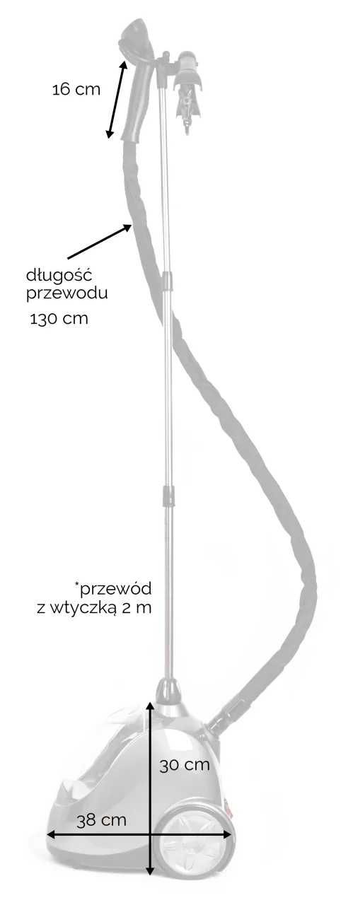 Steamaster Prasowacz parowy żelazko parowe EM-101 srebrny