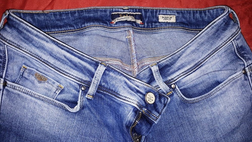 Calças Salsa Push Up Capri Premium Wash Novas