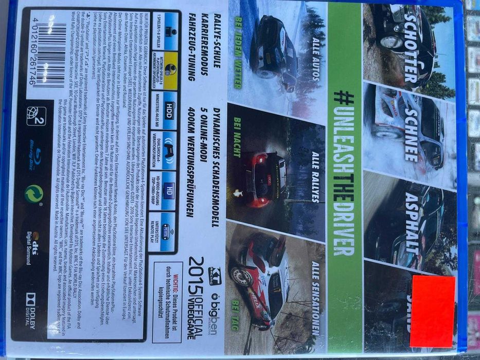 PS 4 - WRC 5 - Możliwa Wymiana - Sklep - Wolumen - Metro Wawrzyszew