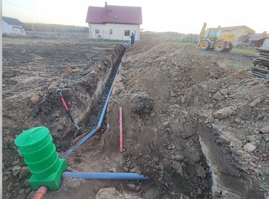 Usługi koparko ładowarką