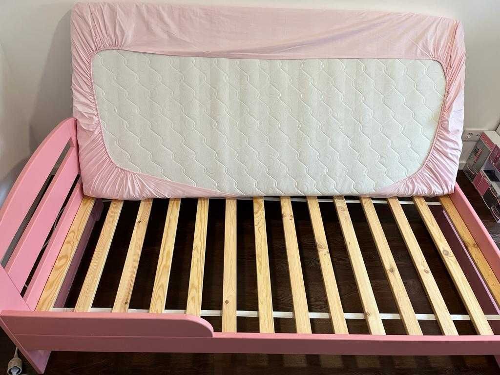 Cama Cor de Rosa de Menina + Estrado