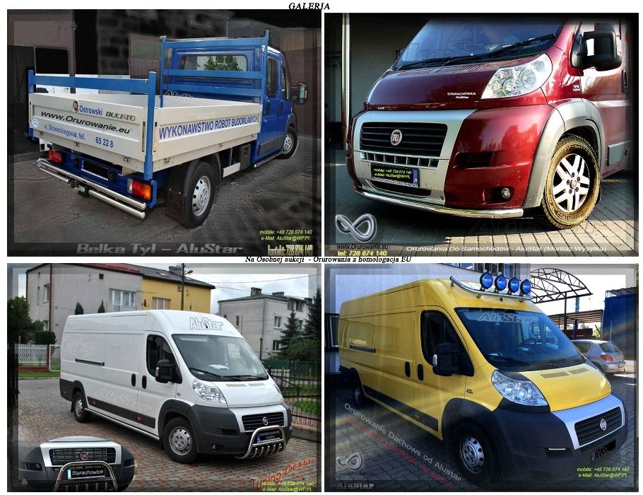 Fiat Ducato Tuning Chrom Orurowanie