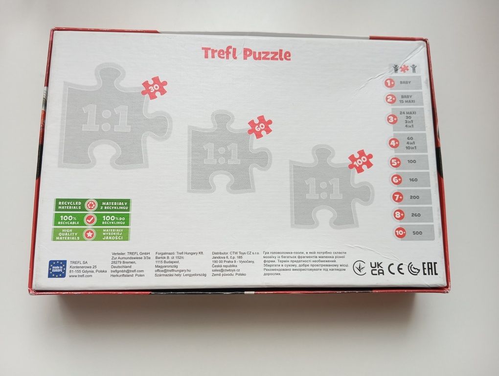 Puzzle 30 elementów zygzak McQueen Auta3 trefl