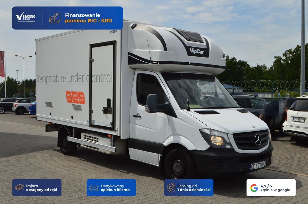 Mercedes-Benz Sprinter  [14298] TGX 18.440 , standard, polski salon, niski przebieg, Euro 6.