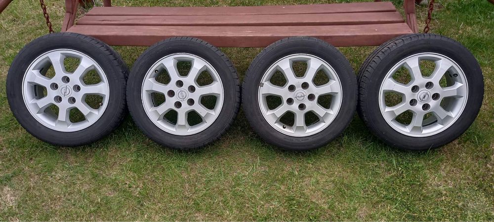 4 koła 185-55 R15 letnie 5x110 opel