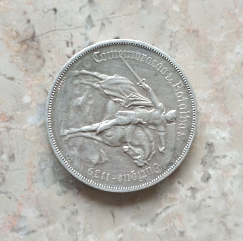 Moeda de 10 escudos em prata 1928
