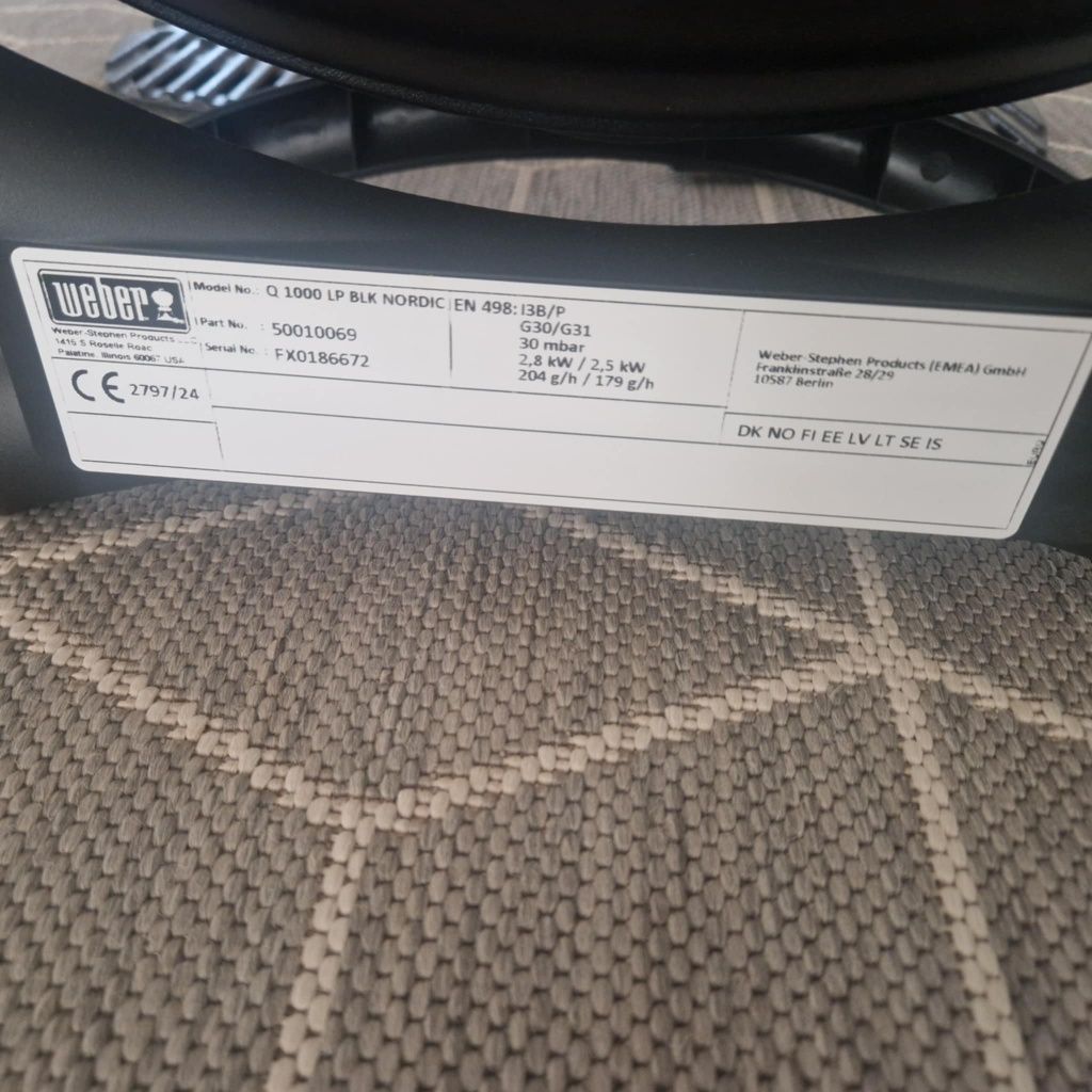 Grill gazowy Weber q1000   nie charbroil Napoleon