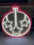 Bolas e Paineis Decorativos - Iluminação de Natal