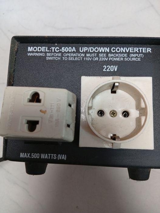 Преобразователь напряжения (конвертер) TC-500A Up/Down 500W (110V/220V