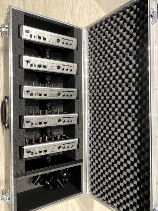 Zestaw: 5xBehringer P16-M + Behringer P16-D + Thon Case