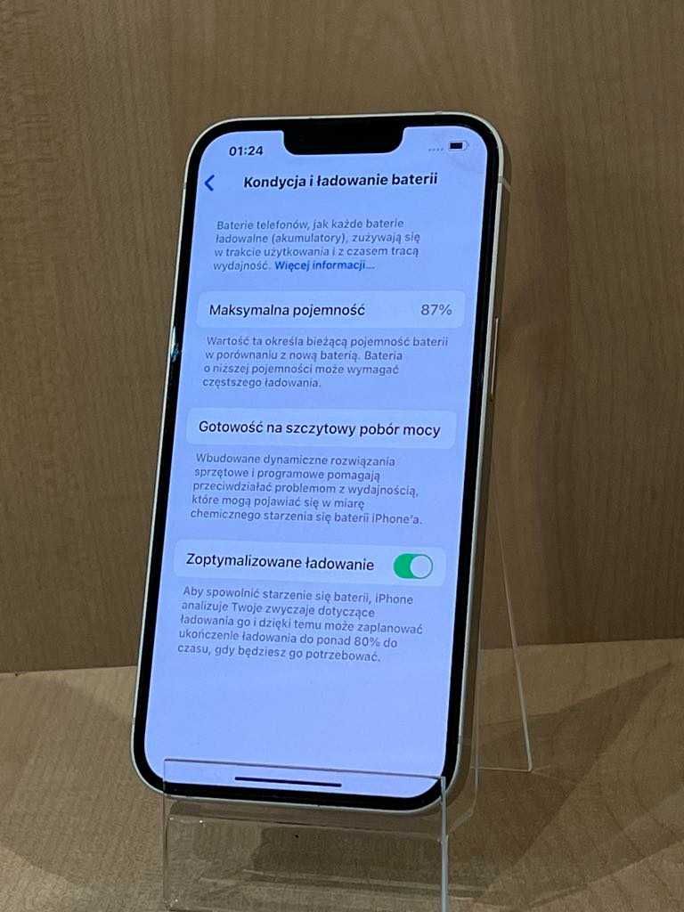 Telefon Iphone 14 128GB, bat 87%, biały/Komis Krzysiek