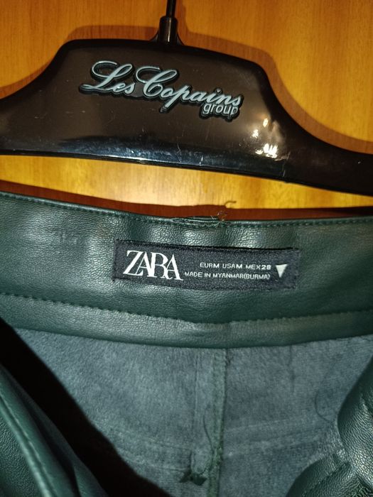 Calças de polipele verde