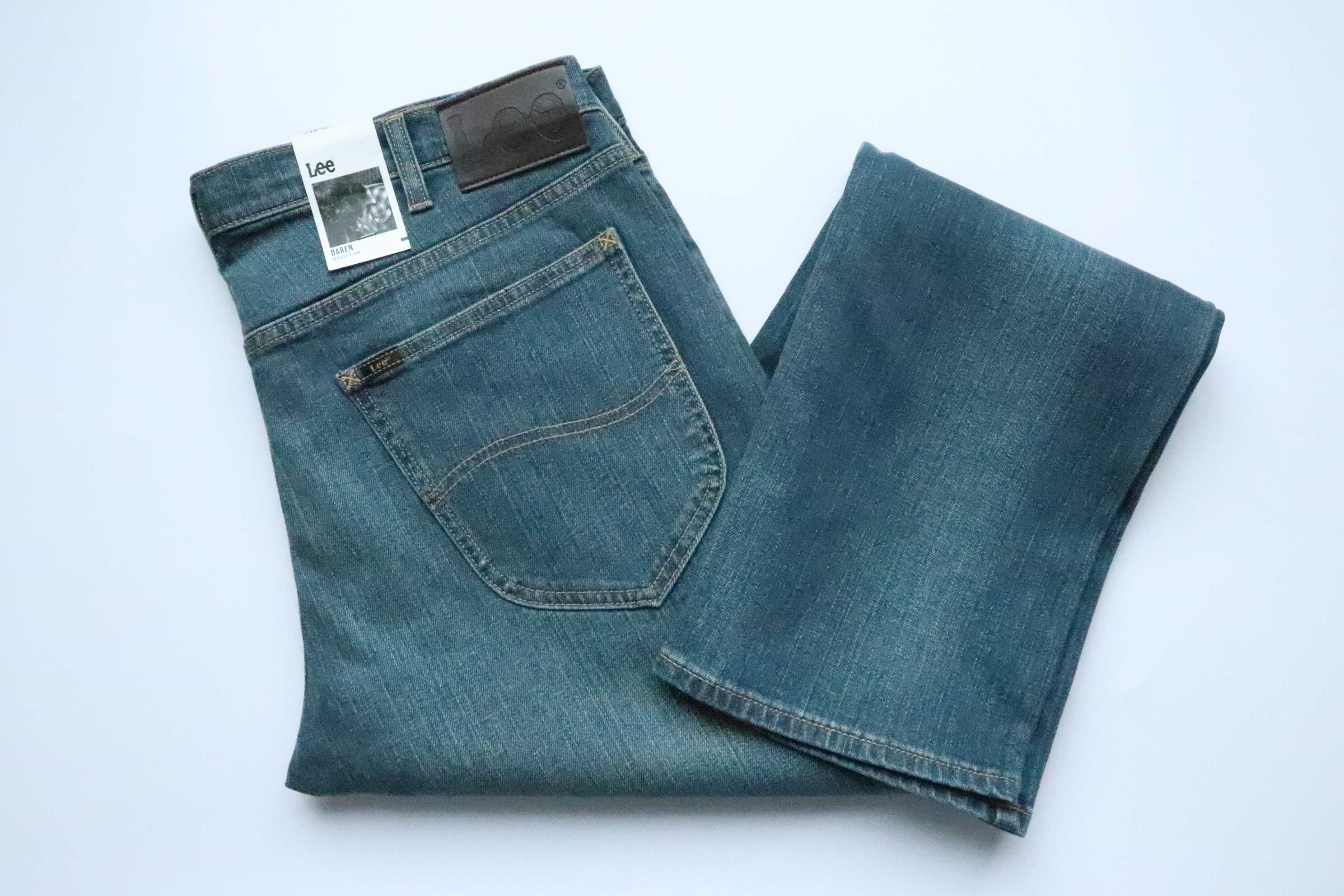 LEE DAREN W38 L34 męskie spodnie jeansy regular fit nowe