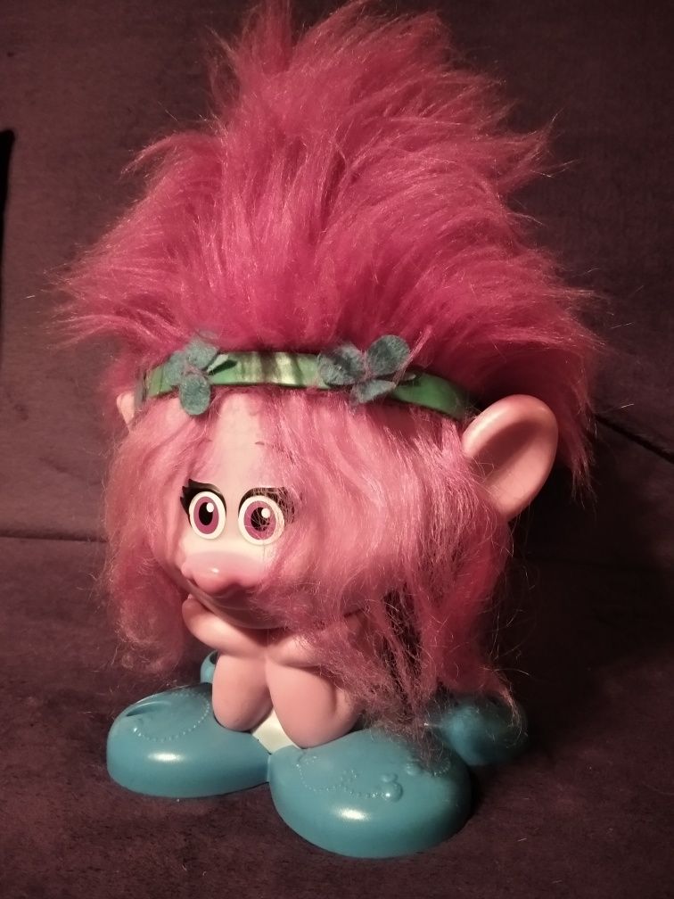 Trolle zabawka do układania włosów z bajki trolls