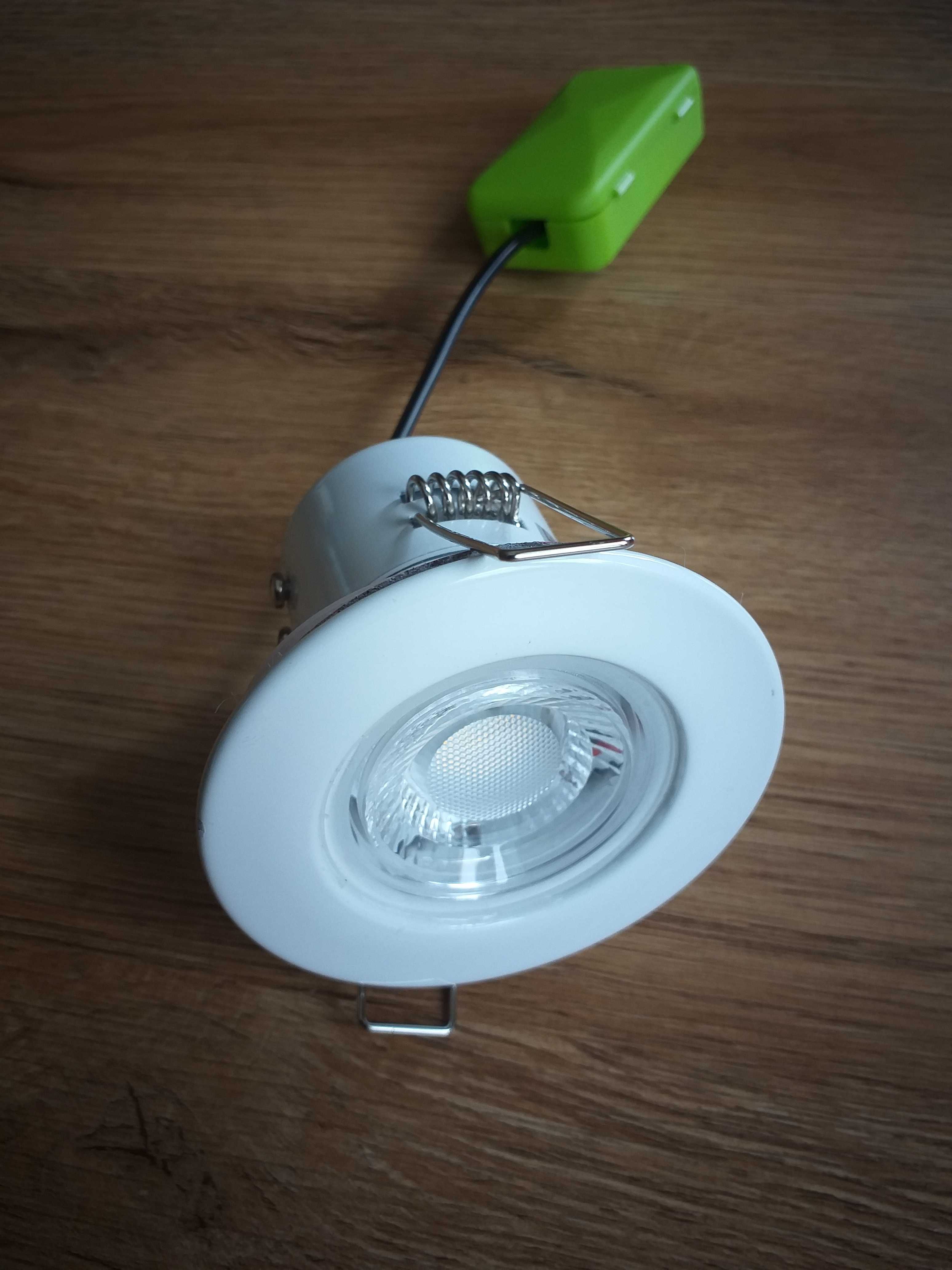 Lampa wpuszczana LED 230V biała -nowa