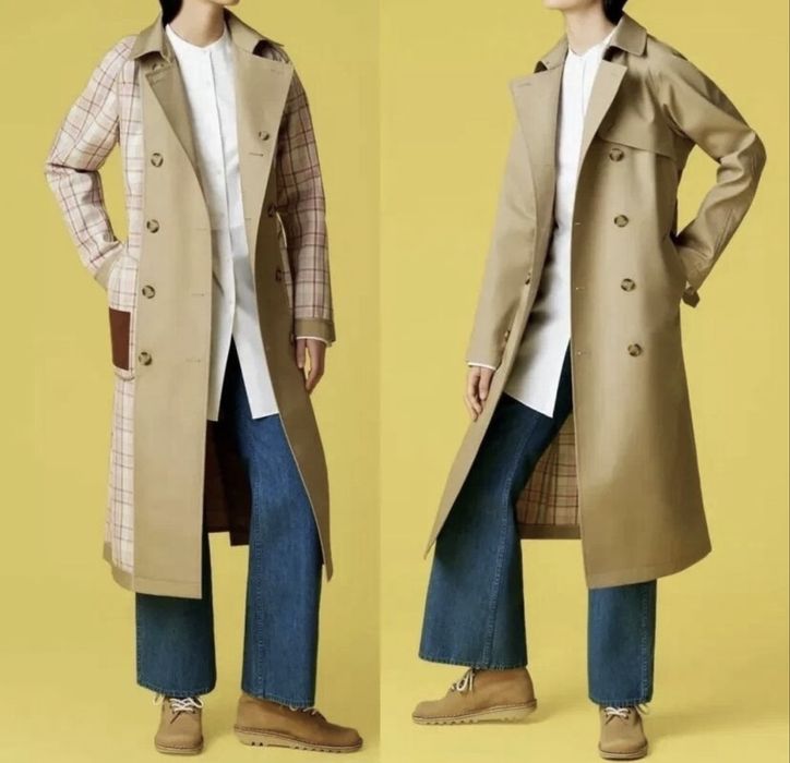 Ексклюзивний двосторонній тренч uniqlo x jw anderson