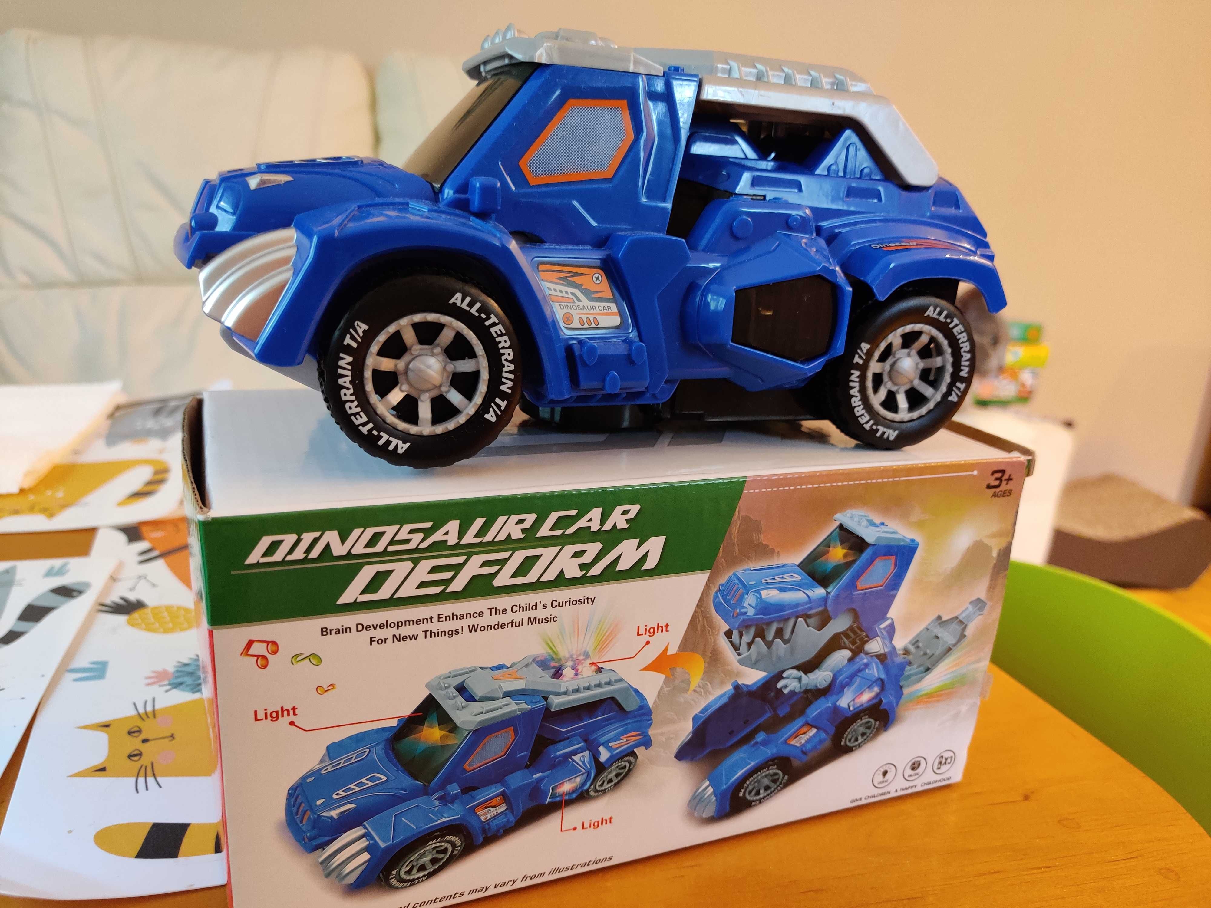 Samochód Transformers Dinozaur, jeździ, dźwięk, światła