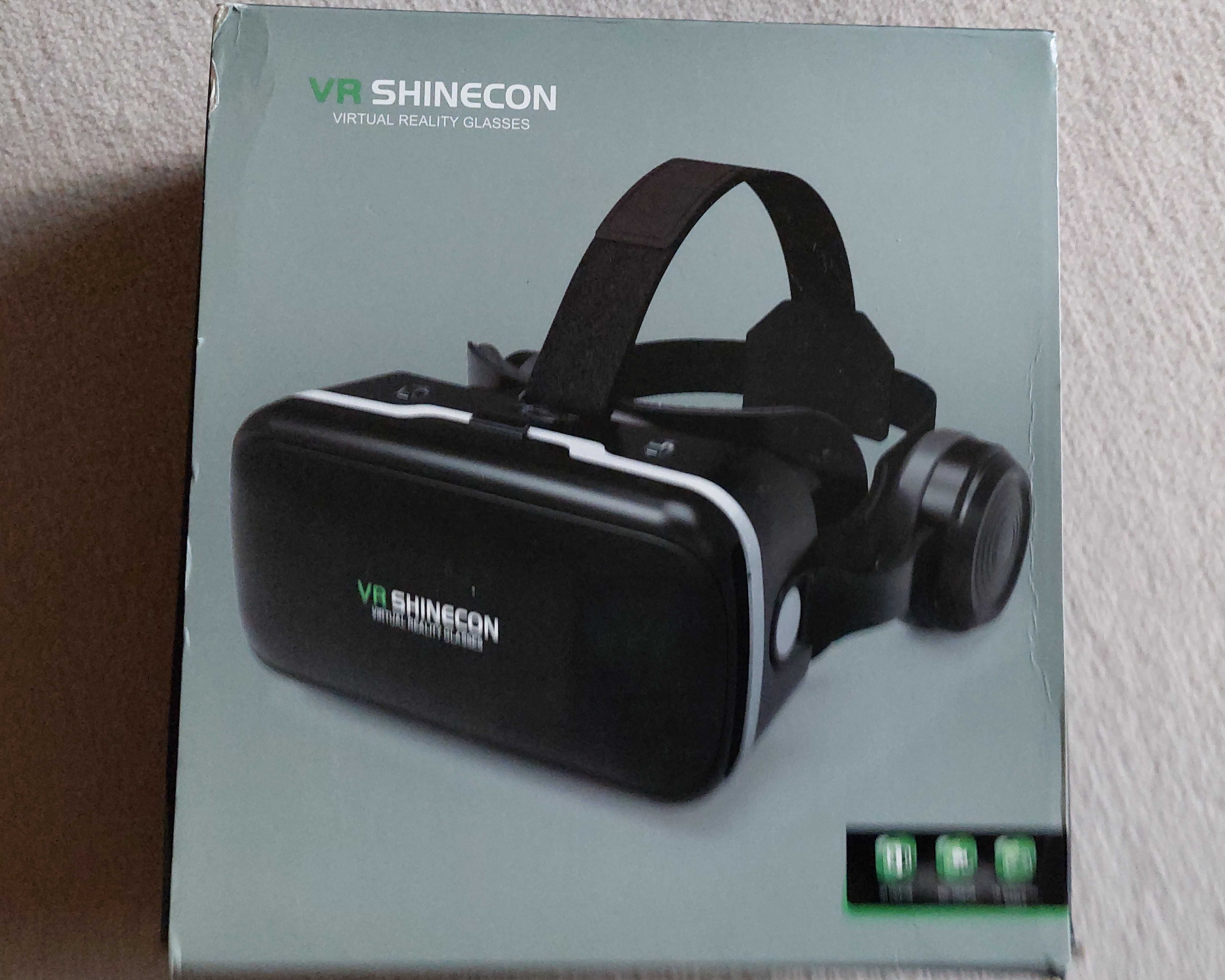 Okulary gogle 3D VR 360 Shinecon + pilot