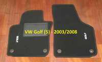 2 Tapetes Volkswagen Golf - (Todas versões) - Inclui 4 Molas Fixação