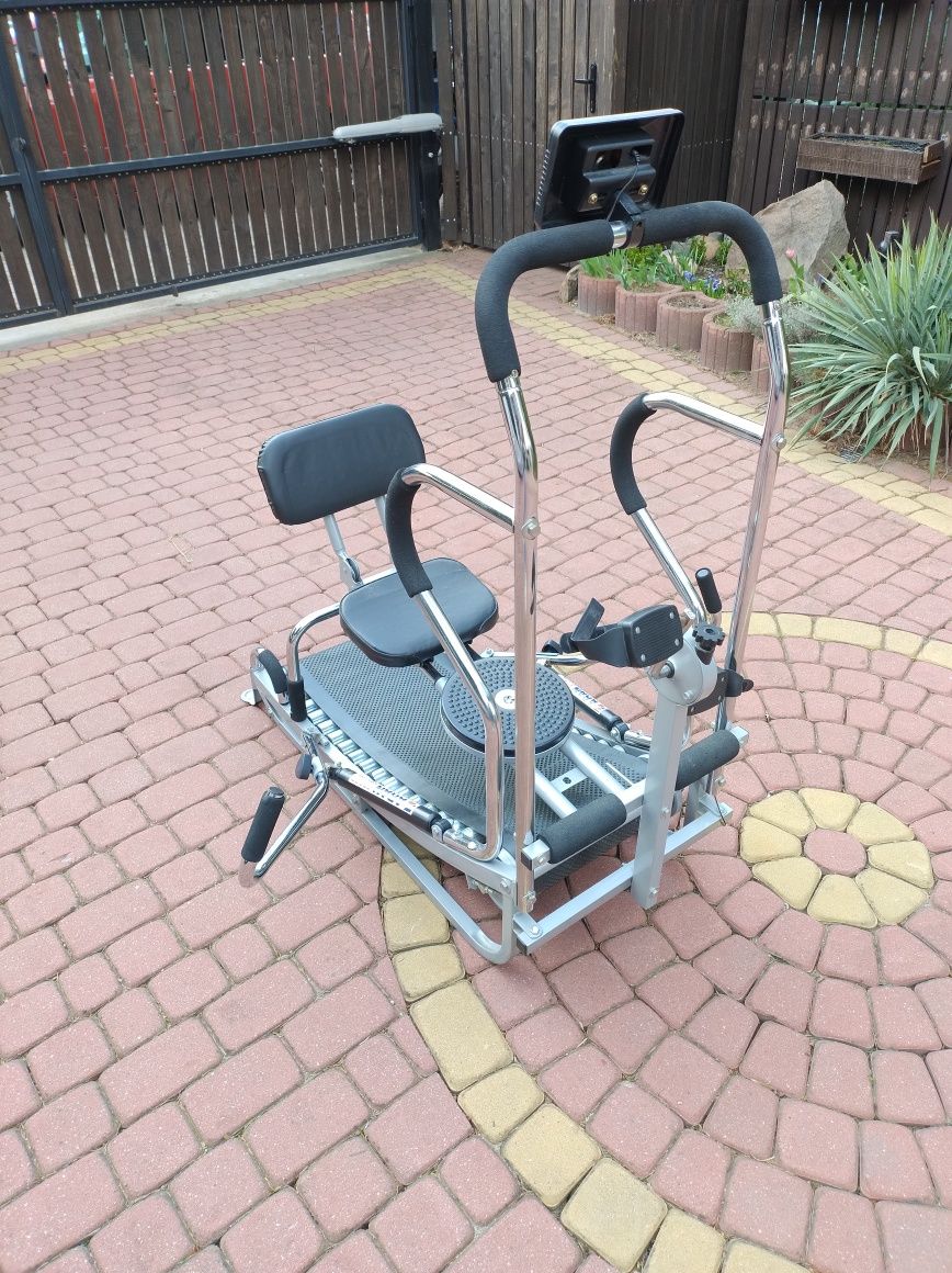 Przyrząd rehabilitacyjny, bieżnia, rowerek, wiosła, twister 4w1