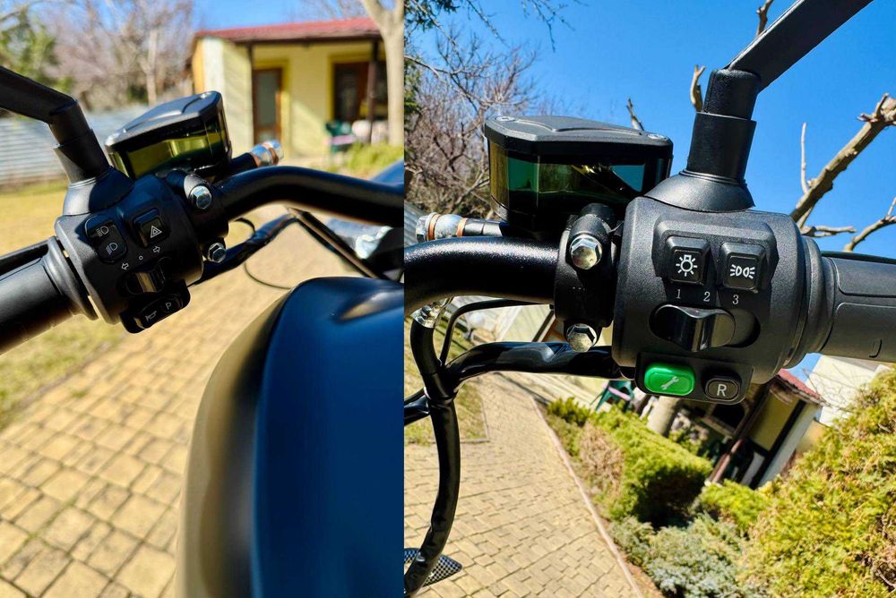 Електробайк Little Monster 2800W Spider Black 2 Чорний электромотоцикл