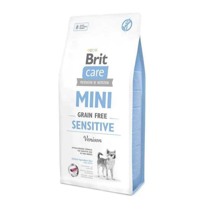 Brit Care Mini SENSITIVE 2 кг з олениною для собак міні порід. Бріт