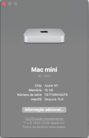 Mac mini 2020 16gb / 1 Tb