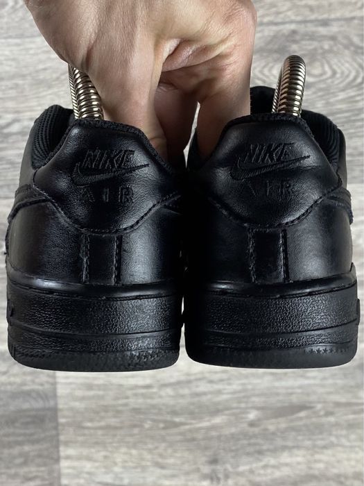 Nike air force кроссовки 36 размер кожаные чёрные оригинал