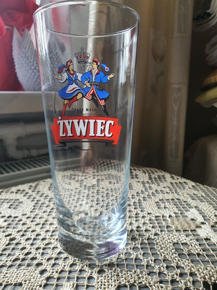 szklanka do piwa Żywiec wzór Krakowiacy do kolekcji