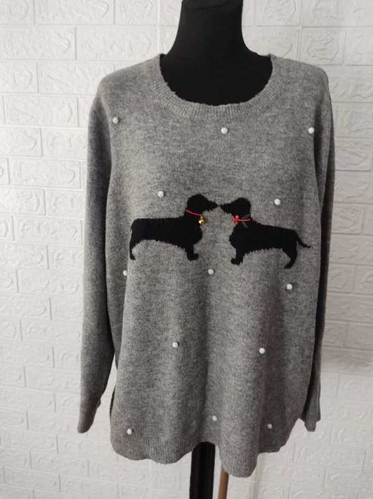 Sweter rozmiar 52 jesteś oversize cena 28 zł