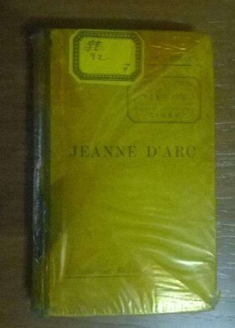 Livro sobre Joanne D'Arc de 1906