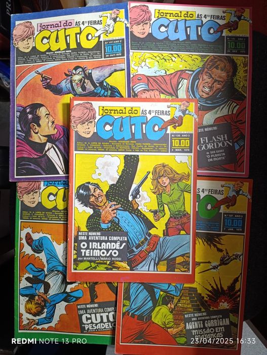 Conjunto de 5 revistas