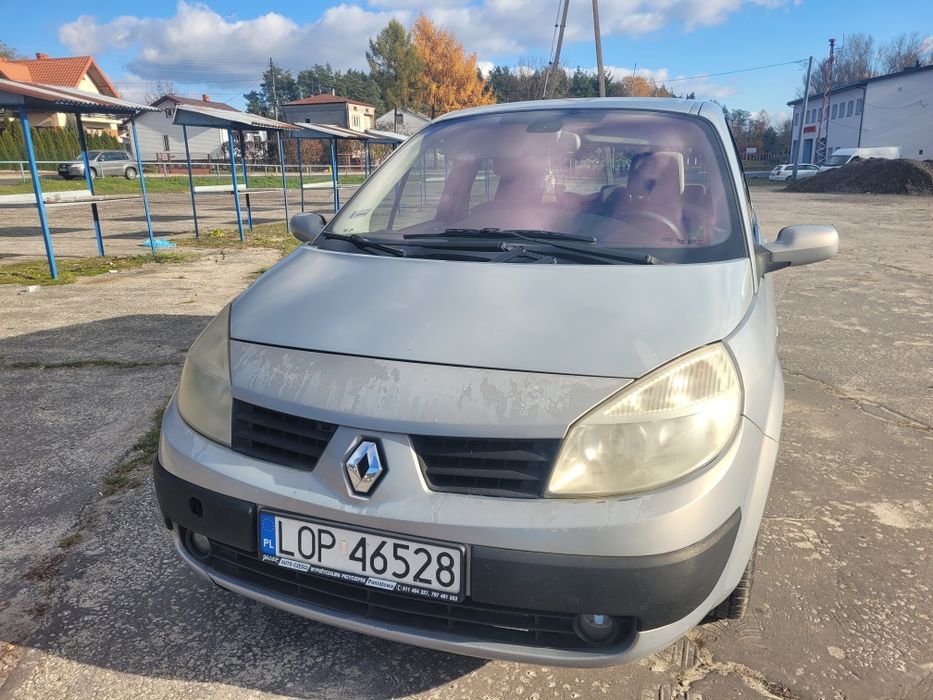 Renault Scenic 2 1.9dci 88kw hak NOWE OC !! JEZDZI lecz dymi.
