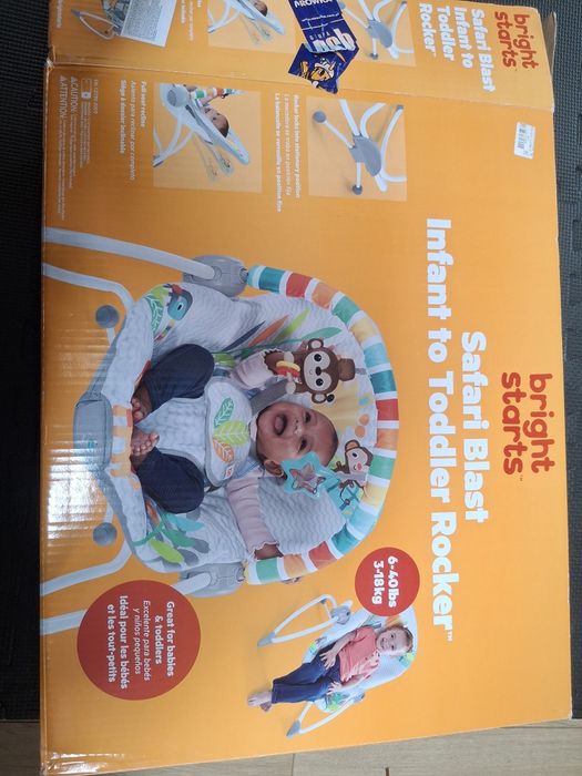 Bujaczek leżaczek bright starts