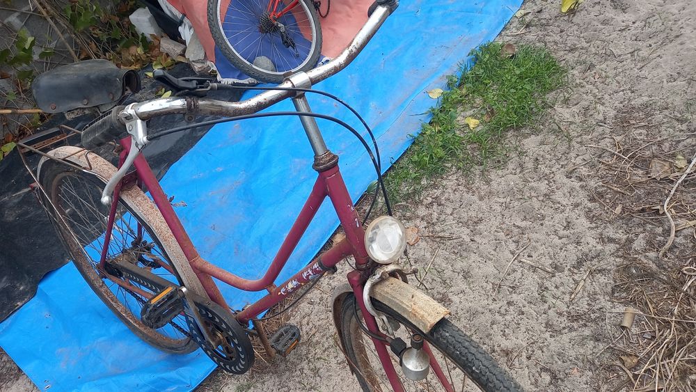 Bicicleta Pasteleira Antiga Inglesa com travão de Cubo