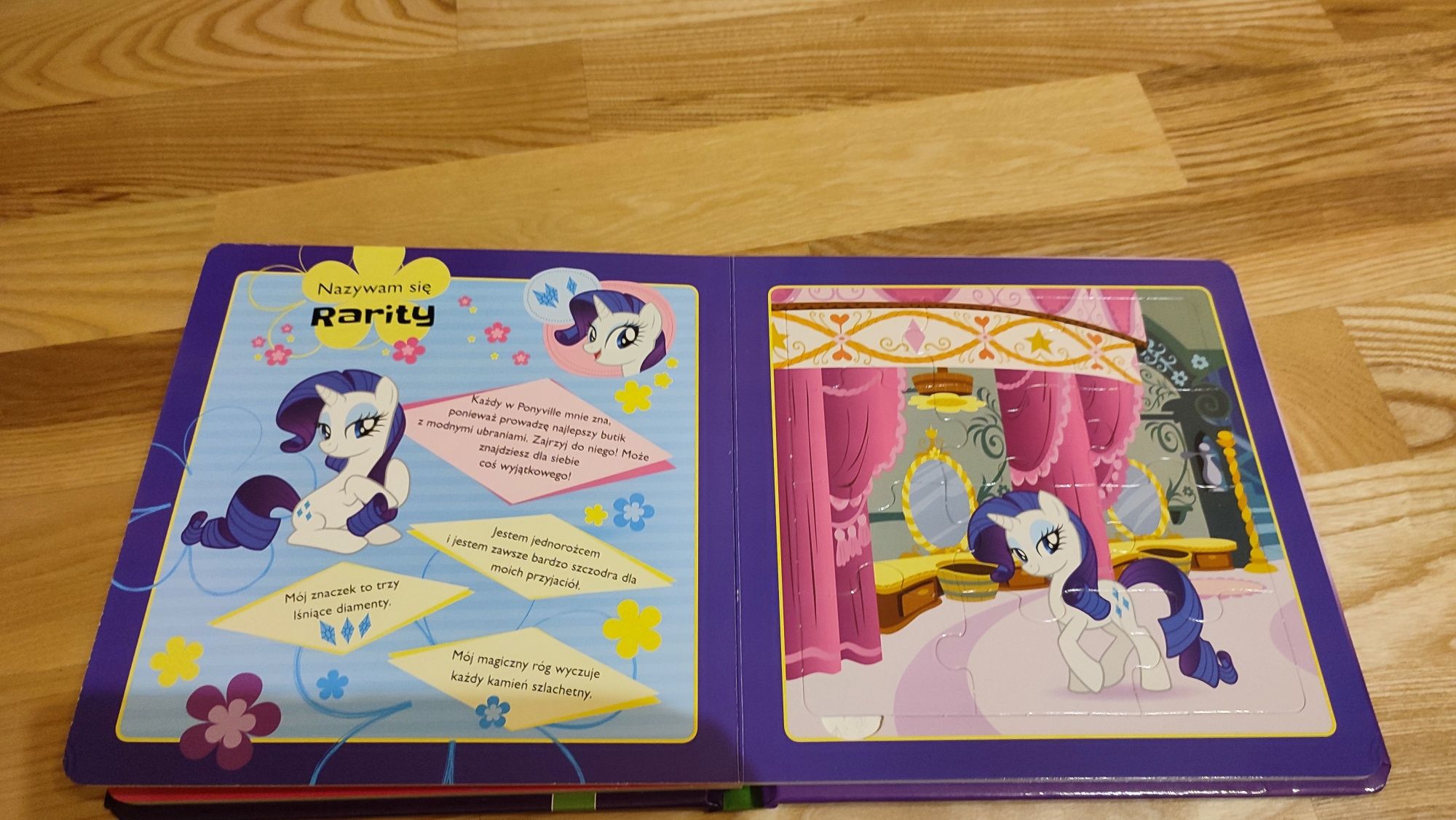 Puzzle My Little Pony Hasbro, puzzle z książeczką, NOWE