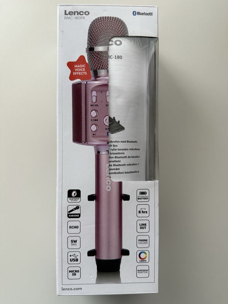 Mikrofon karaoke Lenco BMC-180BK