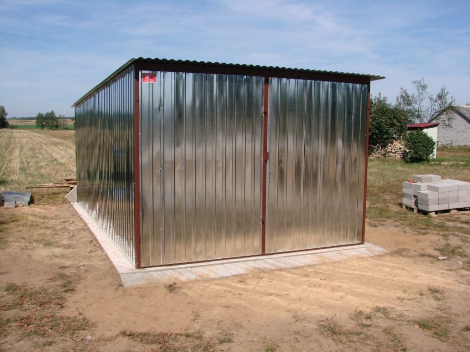 Garaz pakamera budowlana 2110zl garaż metalowy blaszak garaże