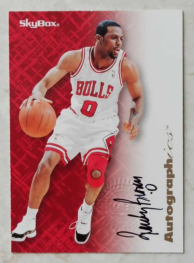 Karty NBA Skybox Premium 1996-97 Autographics Randy Brown Auto