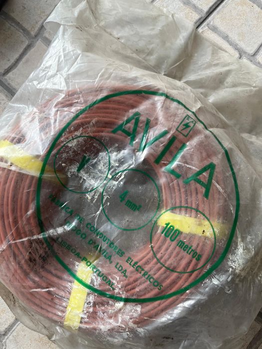 Cabos Elétricos de cobre (tipos de cabo na descrição)