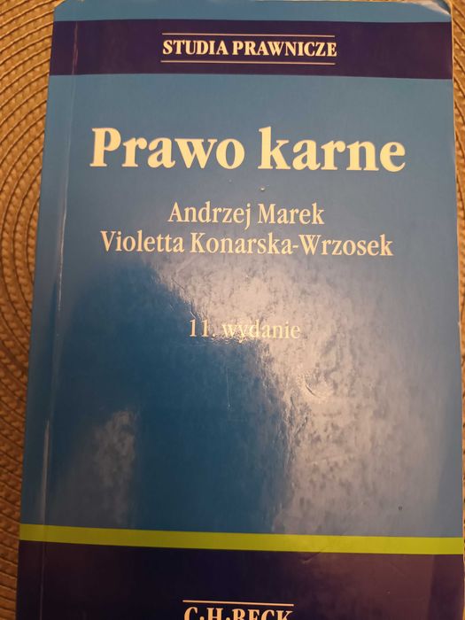 V. Konarska-Wrzosek Prawo karne 11 wydanie 34 zł