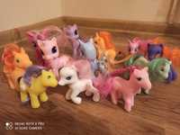 Śliczne koniki My Little Pony oryginalne vintage ruchome gumowe dawne