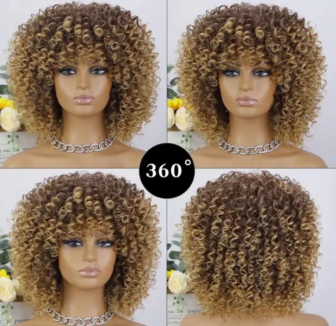 Peruka damska  afro